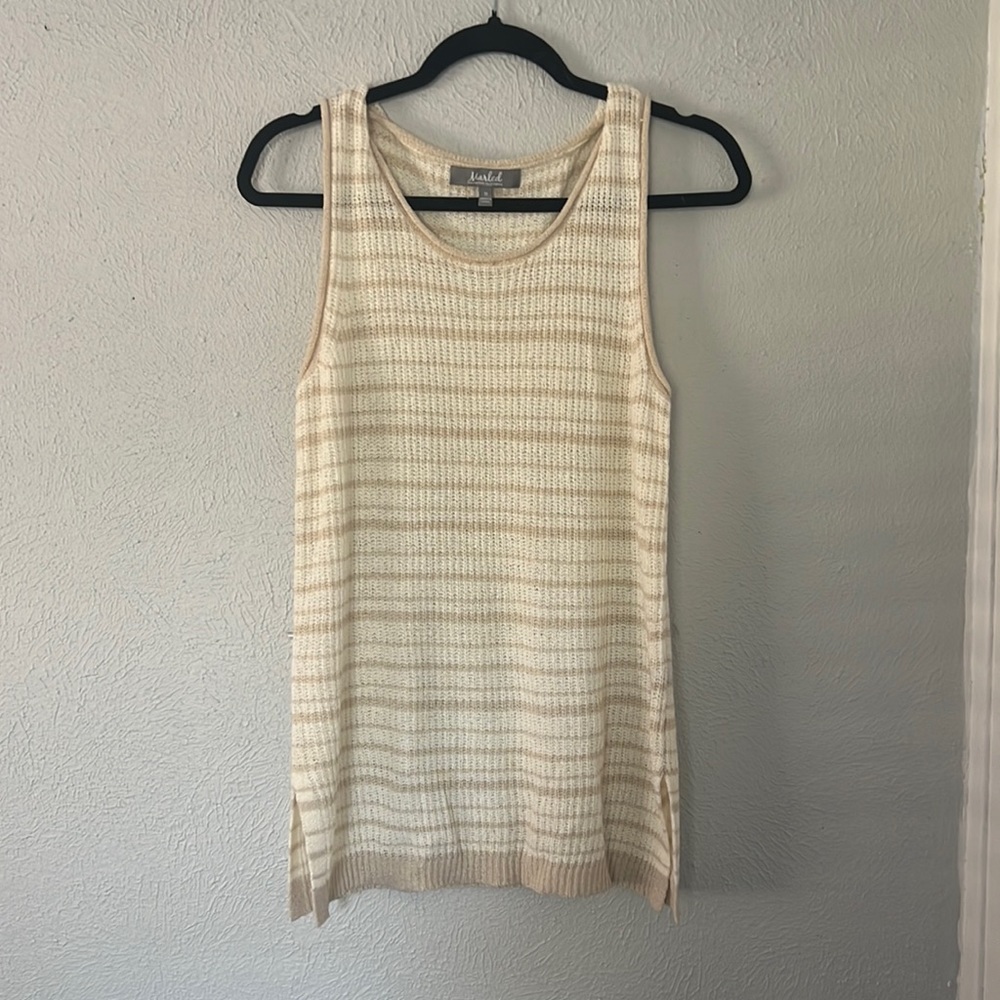Marked knit tank